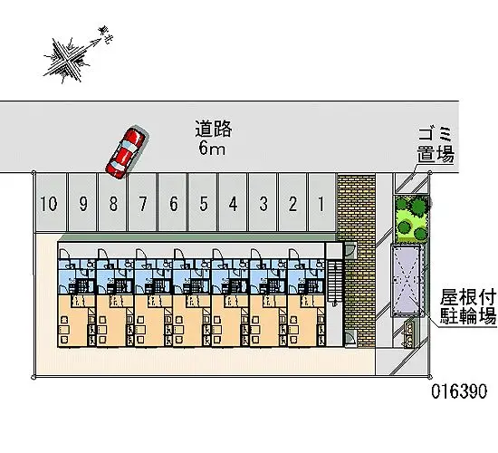 ★手数料０円★函館市赤川　月極駐車場（LP）